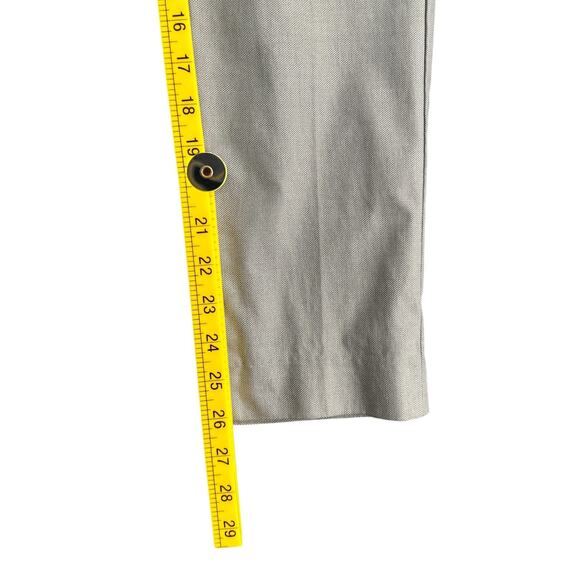 Banana Republic Light Gray Flat Front Belt Loops Stretch Casual Pants 26 x26 - Picture 6 of 6